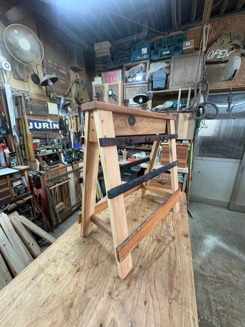 ハーブや花の販売スタンド
（製作中）