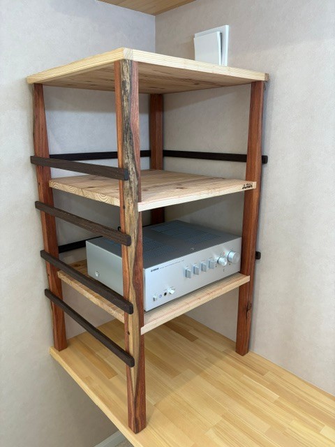 スタッフルーム用オーディオラック